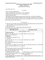 Kế hoạch dạy học lớp 3 - Trường Tiểu học Xuân Ngọc - Tuần 6