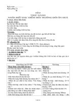 Giáo án lớp 7 môn Địa lí - Tiết 20: Thực hành nhận biết đặc điểm môi trường đới ôn hoà