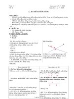 Giáo án môn Hình học lớp 6 - Tuần 2 - Tiết 2 - Bài 2: Ba điểm thẳng hàng (Tiếp)