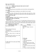 Giáo án Ngữ văn 8 - Tiết 136: Trả bài tập làm văn số 7 - Năm học 2010-2011