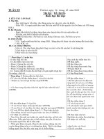 Giáo án tổng hợp lớp 3 - Tuần số 29 năm 2012