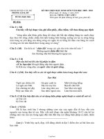 Kì thi chọn học sinh giỏi năm học 2009 - 2010 môn thi: Tiếng việt lớp 3 thời gian: 60 phút (không kể thời gian phát đề)