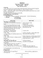 Giáo án môn học lớp 4 - Tuần dạy 14