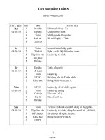 Giáo án Tổng hợp môn lớp 2 - Tuần số 8 năm học 2010