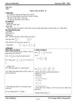Giáo án môn học Đại số lớp 7 - Trường THCS Dương Đức - Tiết 3: Nhân chia số hữu tỉ