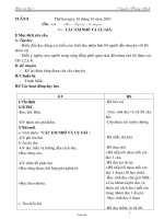 Giáo án Lớp 3 Tuần 8 - Nguyễn Hoàng Minh