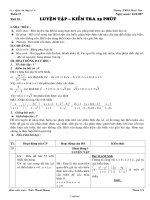 Giáo án Đại số 8 - Tiết 35: Luyện tập. Kiểm tra 15 phút - Năm học 2007-2008 - Nguyễn Văn Thanh