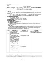 Giáo án môn Toán 12 - Bài: Phép vị tự và sự đồng dạng của các khối đa diện - Các khối đa diện đều
