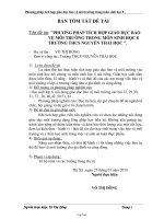 Đề tài Phương pháp tích hợp giáo dục bảo vệ môi trường trong môn sinh học 8 trường Thcs Nguyễn Thái Học