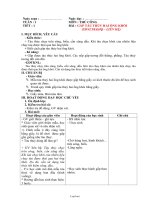 Giáo án Thủ công 3 tuần 1 đến 5