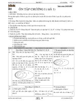 GA Đại số 7 – THCS Phước Hòa - Tiết 20: Ôn tập chương I ( tiết 1)