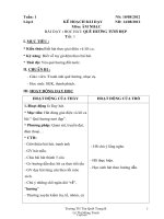 Giáo án các môn học lớp 2 - Tuần 1 - Trường TH Tân Quới Trung B