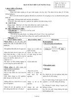 Giáo án Vật lý lớp 6 - Tuần 32 - Tiết 31 - Bài 27: Sự bay hơi và sự ngưng tụ