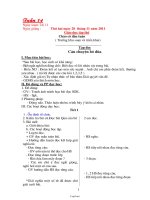 Giáo án tổng hợp Tuần 14 Lớp 2 năm học 2011