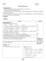 Giáo án Đại số 8 - Tiết 40: Trả bài Thi học kì 2