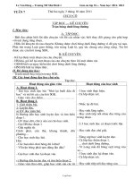 Giáo án Lớp 3 Tuần 7 - Lê Văn Dũng – Trường TH Mai Đình 1