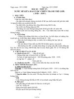 Giáo án Lịch sử 8 tuần 14 + 15