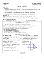 Giáo án Hình học 8 - Tiết 24: Ôn tập chương I - Năm học 2009-2010 - Phạm Xuân Diệu