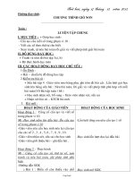 Thiết kế bài học khối 1 - Tuần dạy 17 năm 2012