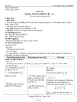 Giáo án môn học Số học lớp 6 - Tuần 36 - Tiết 105 : Ôn tập chương III ( tiếp)