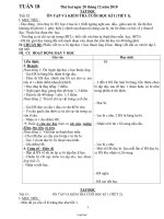 Thiết kế bài dạy lớp 2 - Tuần 18 năm học 2010
