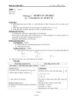 Bài giảng môn học Đại số lớp 7 - Tuần 1 - Tiết 1: Bài 1: Tập hợp Q các số hữu tỉ (tiết 6)