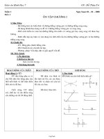 Giáo án Hình học 7 - GV: Đỗ Thừa Trí - Tiết 14: Ôn tập Chương I