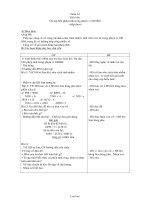 Giáo án Toán Lớp 3 - Tuần 34 - Lê Thị Huê