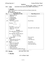 Giáo án Lớp 3 Tuần 11 - GV: Lê Phước Tuấn - Trường Tiểu Học Thanh