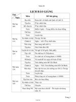 Giáo án Lớp 3 - Tuần 20 - Năm học 2004-2005 (Bản đầy đủ)