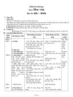Giáo án Học vần lớp 1 - Tuần 11 - Bài 42, 43, 44