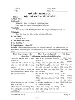 Giáo án môn học Sinh học 6 - Tiết 01 đến tiết 34