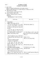 Giáo án môn Tự nhiên xã hội lớp 3 - Tiết 1: Cơ quan vận động