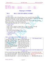 Giáo án Vật lí Lớp 8 - Chương trình cả năm - Năm học 2010-2011 - Ngô Phú Cường