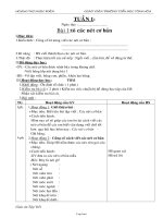 Giáo án Tập Viết 1 - Tuần 1 đến tuần 18