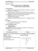 Giáo án môn Số học lớp 6 - Tiết 92: Luyện tập các phép tính về phân số và số thập phân (tiếp)