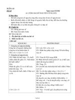 Giáo án Lớp 6 - Môn Toán - Tuần 15 - Tiết 45 - Bài 4: Cộng hai số nguyên cùng dấu