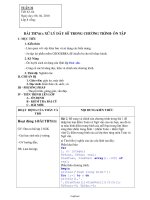 Giáo án Tin học 8 - Tuần 32 (2 cột) - Năm học 2009-2010