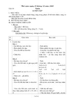 Giáo án môn Toán lớp 3 - Tiết 39: Luyện tập