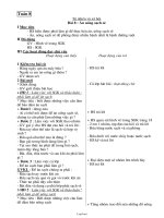 Giáo án Tự nhiên và xã hội 2 tuần 8 đến 18