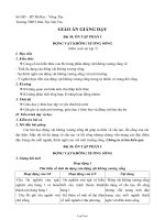 Giáo án môn Sinh vật 7 bài 30: Ôn tập phần I Động vật không xương sống