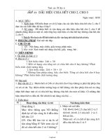 Giáo án môn Đại số 6 - Tiết 21: Dấu hiệu chia hết cho 2, cho 5