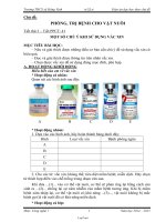 Giáo án Công nghệ 7 tiết 41: Một số chú ý khi sử dụng vắc xin