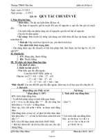 Giáo án môn học Số học lớp 6 - Tiết 59: Quy tắc chuyển vế (tiếp)