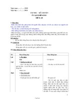 Giáo án Lớp 3 - Tuần 20 (Chuẩn kiến thức 3 cột)