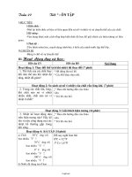 Giáo án môn Lí lớp 6 - Tuần 27: Ôn tập