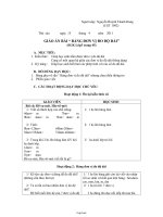 Giáo án Toán 3: Bảng đơn vị đo dộ dài