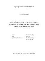 Nghiên cứu bệnh héo rũ gốc mốc trắng (sclerotium rolfsh sacc ) hại một số cây trồng cạn ở hà nội và vùng phụ cận   