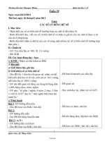 Giáo án lớp 3 - Tuần 19 - Trường tiểu học Nguyên Hồng