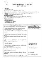 Giáo án Ngữ văn Khối 6 - Tiết 4: Giao tiếp, văn bản và phương thức biểu đạt